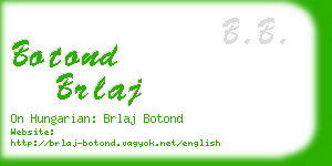 botond brlaj business card